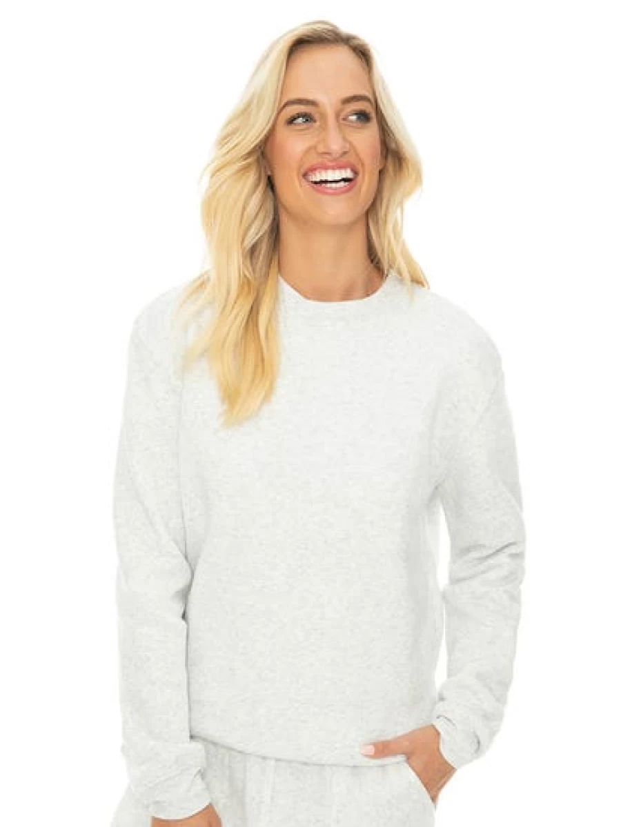 Lowes Men's White Marle Crew Neck Sloppy Joe T-Shirt
