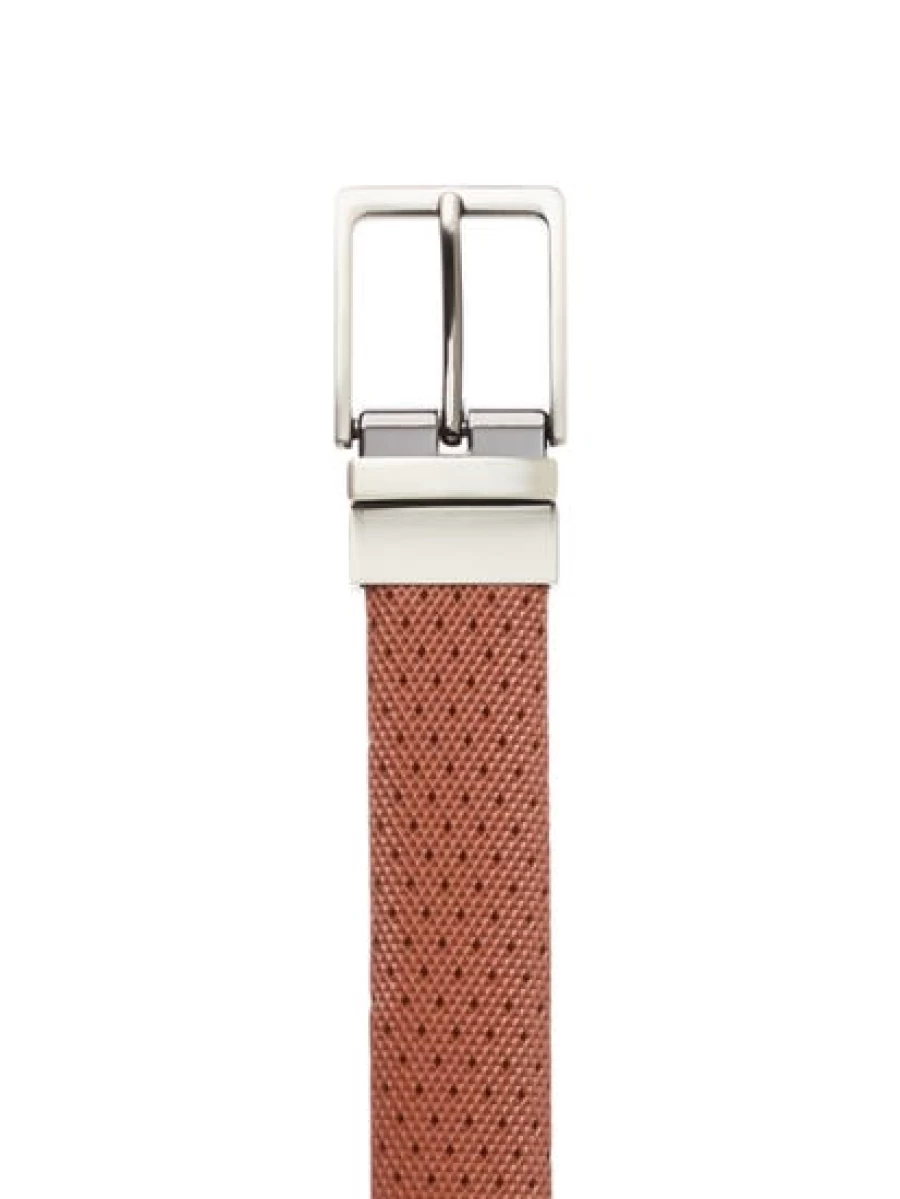Men's Traders Reversible Leather Belt - Genuine Split Leather Tan & Brown Strap