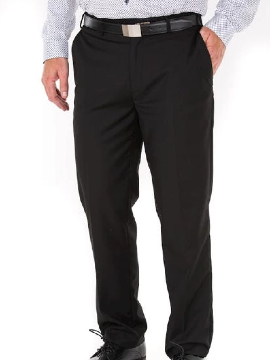 Lowes Men's Navy Basic Trousers - Regular Fit Casual Pants