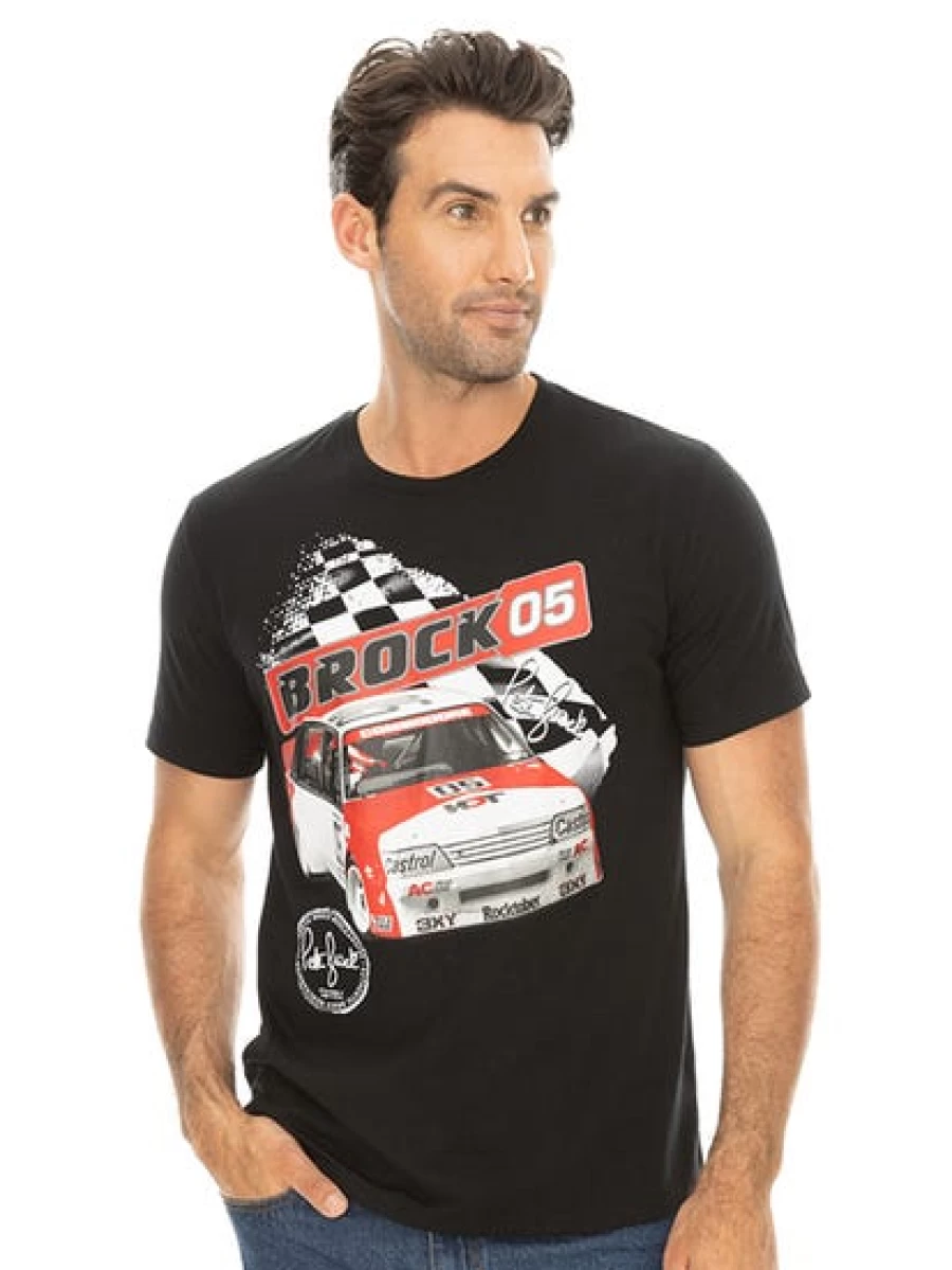 Licensed Men's Retro Brock Motor Sport Official T-Shirt