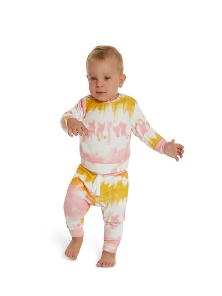 Baby At Lowes Kids Pink Tie Dye Sweater - Soft & Stylish Pullover for Girls & Boys