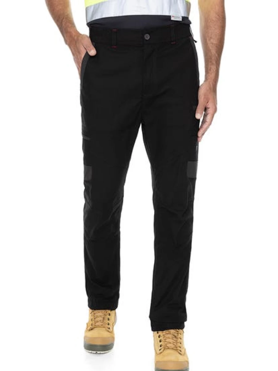 Traders Men's 308 Classic Black Cuff Pants - Slim Fit Casual Trousers