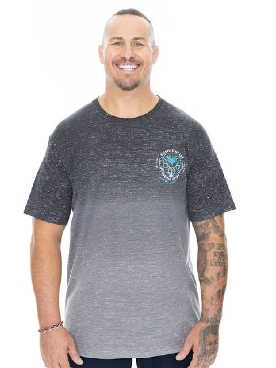DBK Men's Ombre Graphic T-Shirt - Big & Tall Fashion Tee for Men