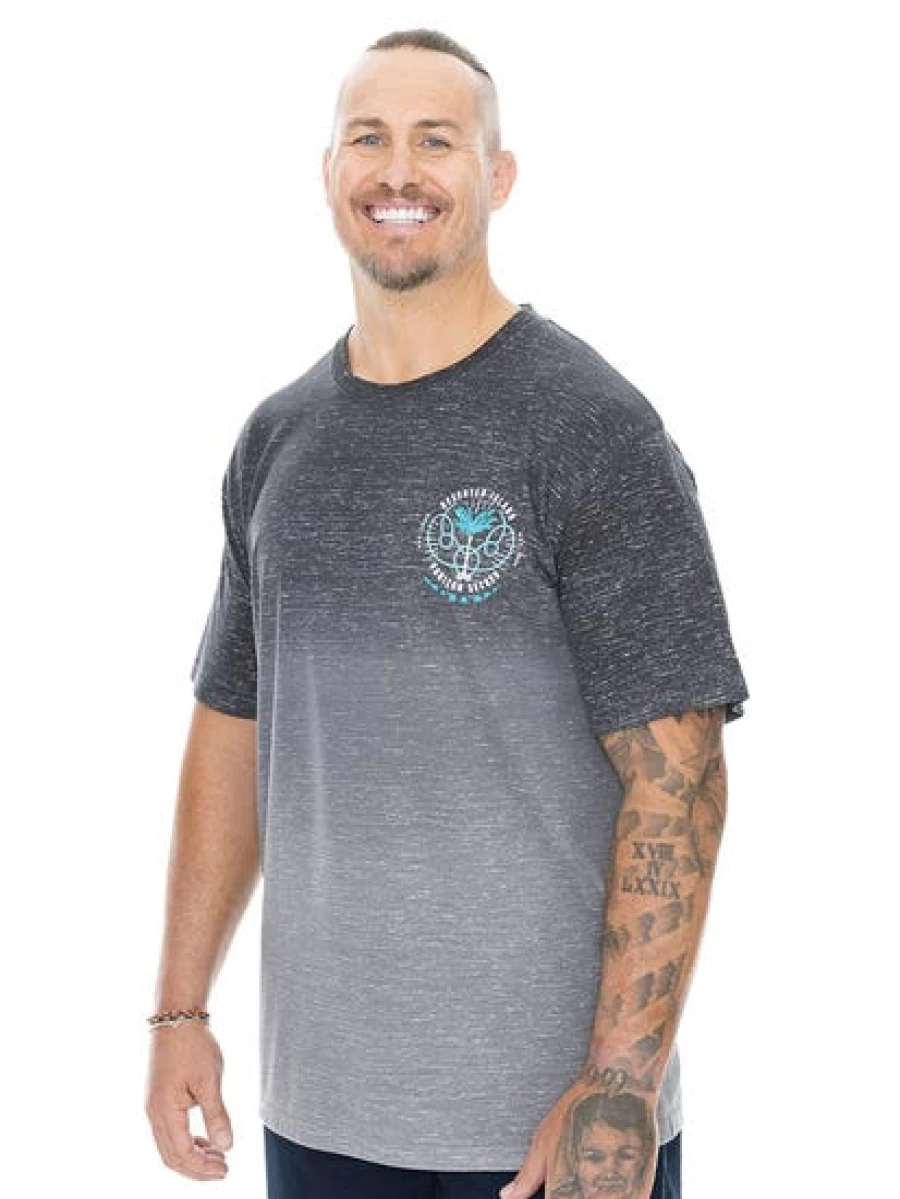 DBK Men's Ombre Graphic T-Shirt - Big & Tall Fashion Tee for Men