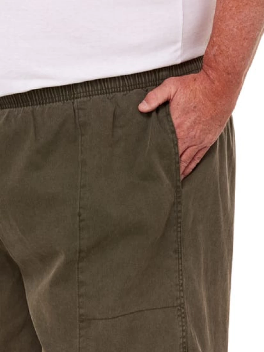 Lowes Men's Ruggers Original Pigment Dyed Khaki Shorts