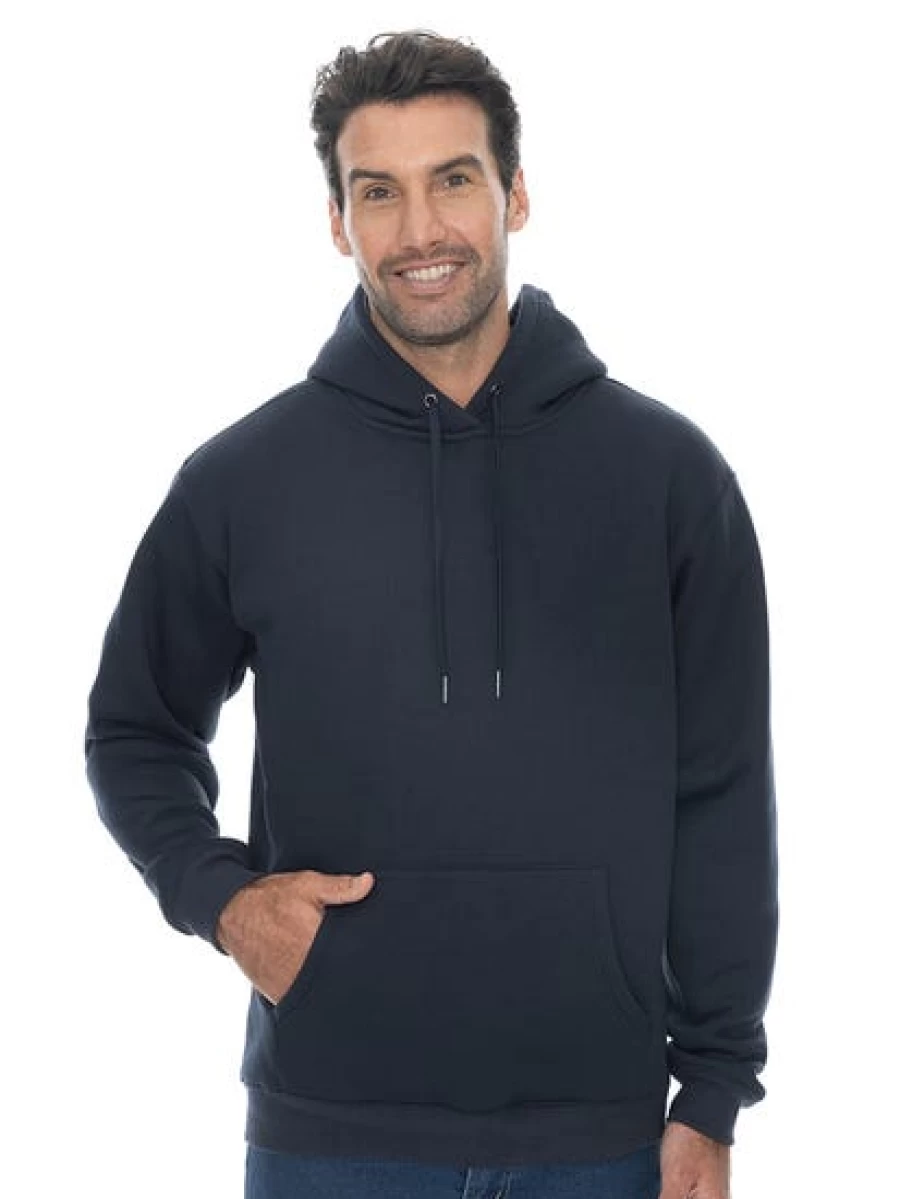 Lowes Men's Navy Blue Popover Hooded Sweatshirt