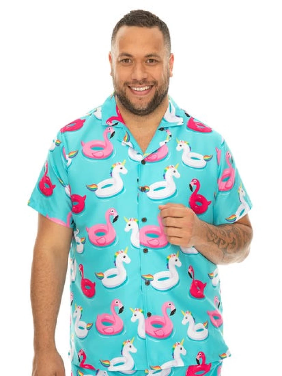 DBK Men's Hawaiian Shirt for Beach Parties & Summer Events