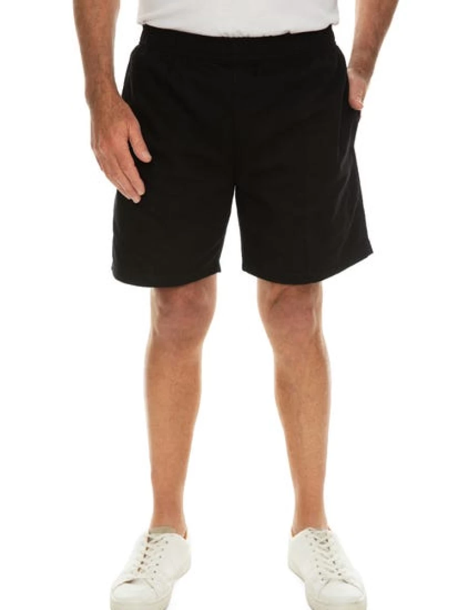 Men's Ruggers Performance Long Leg Shorts - Black Athletic Training Shorts