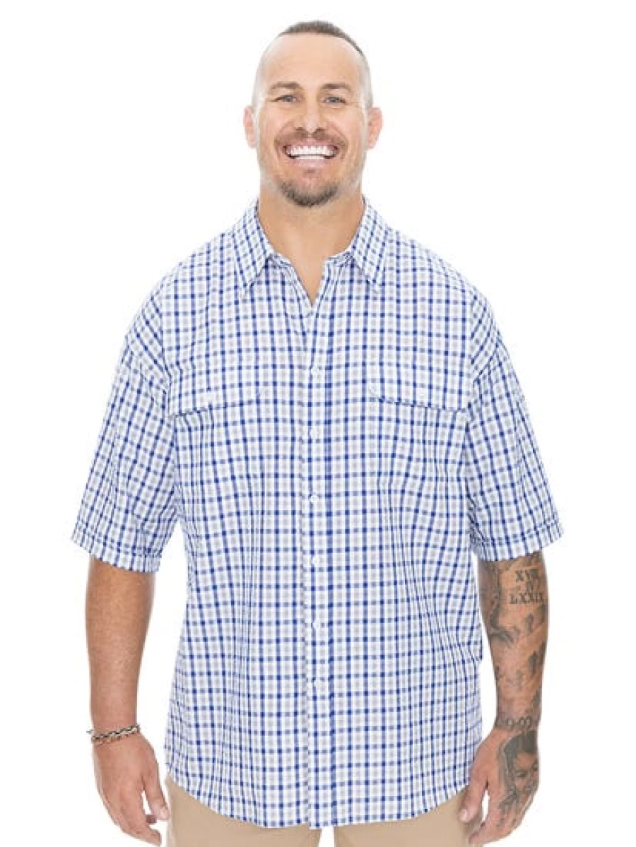 Bisley Men's Countryman Shirt - Big & Tall Casual Button-Up for Outdoor Wear