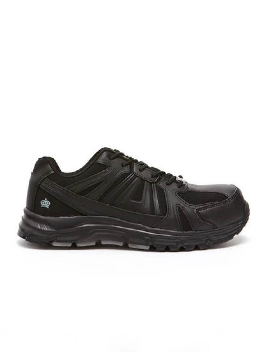 King Gee Men's Comp-Tech Plain Black Work Shoes