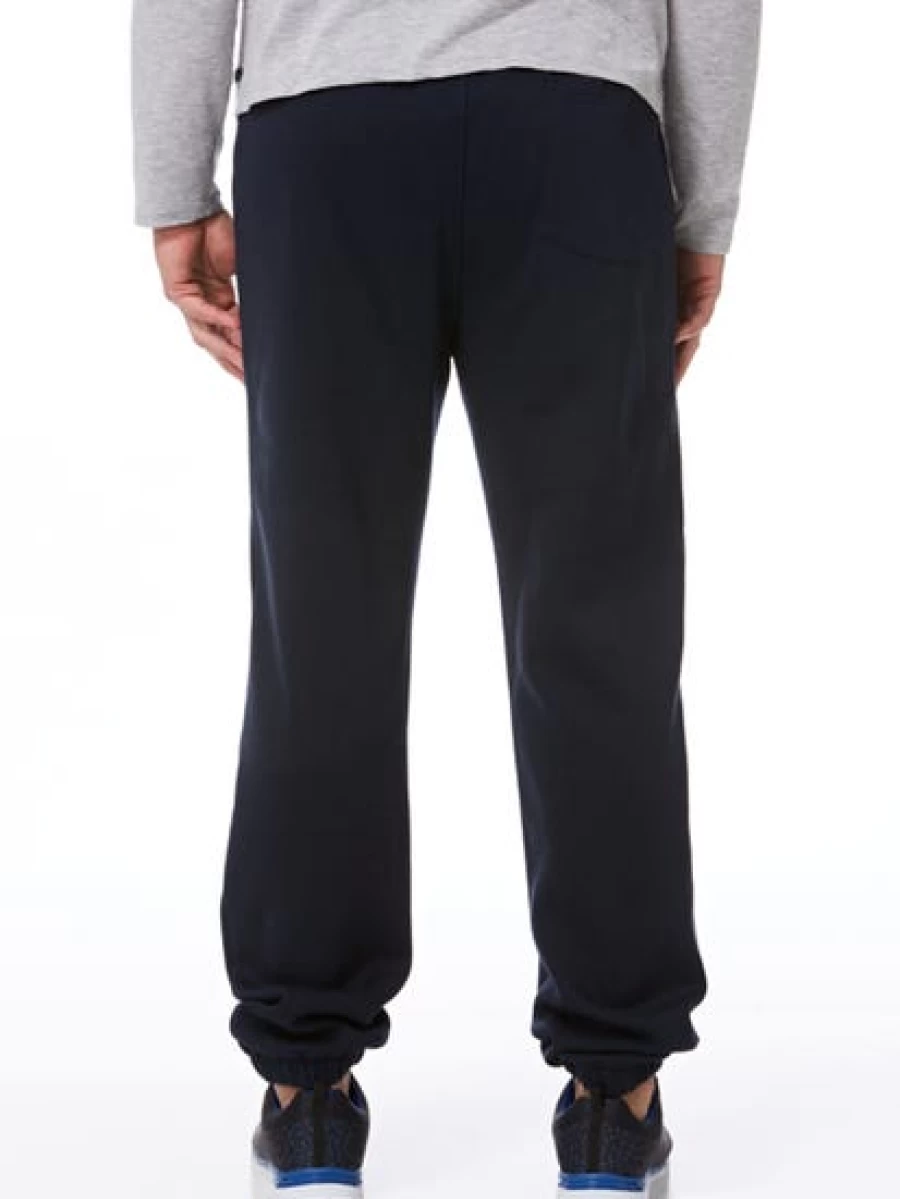 Lowes Men's Navy Blue Knitted Fleece Jogger Pants