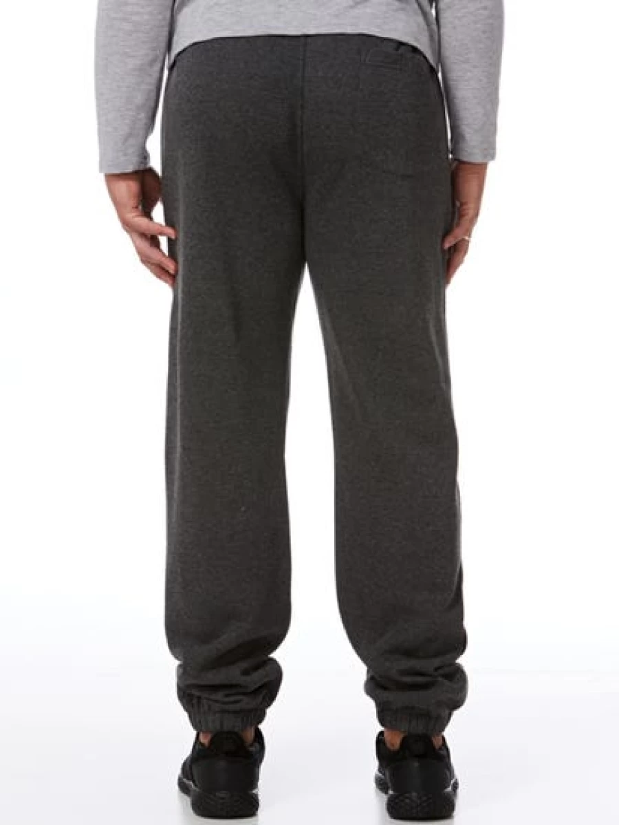 Lowes Men's Charcoal Fleece Jogger Pants for Comfort & Style