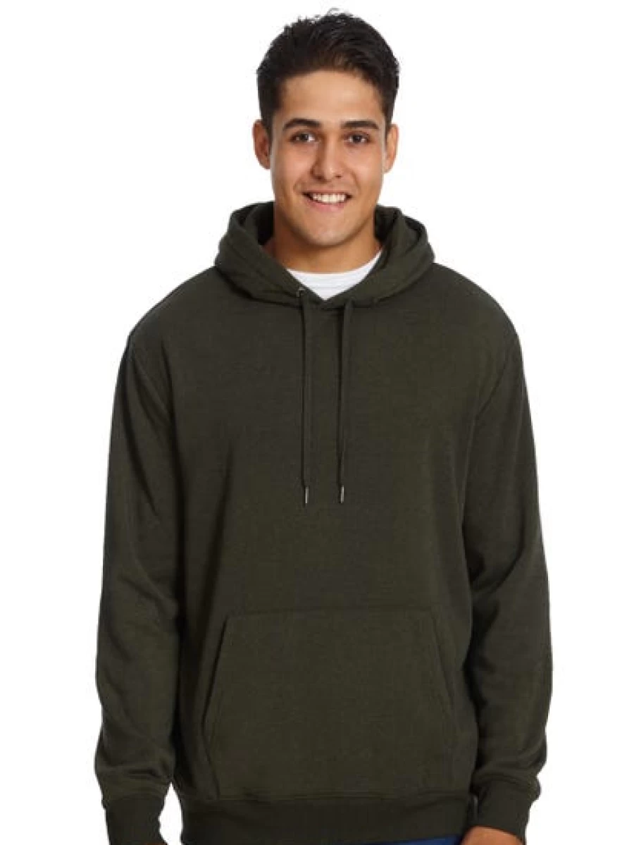 Lowes Men's Olive Marle Popover Hoodie - Casual Pullover Sweatshirt with Hood