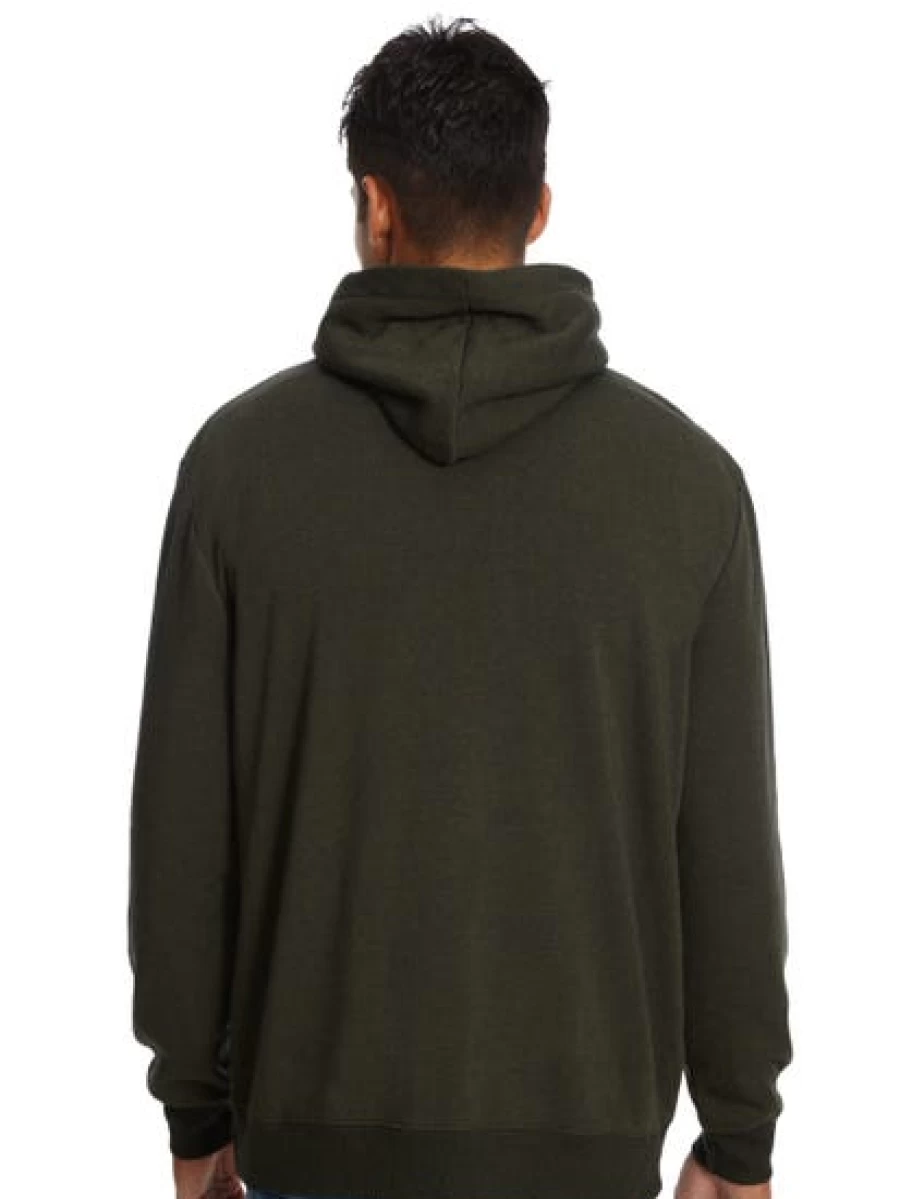 Lowes Men's Olive Marle Popover Hoodie - Casual Pullover Sweatshirt with Hood