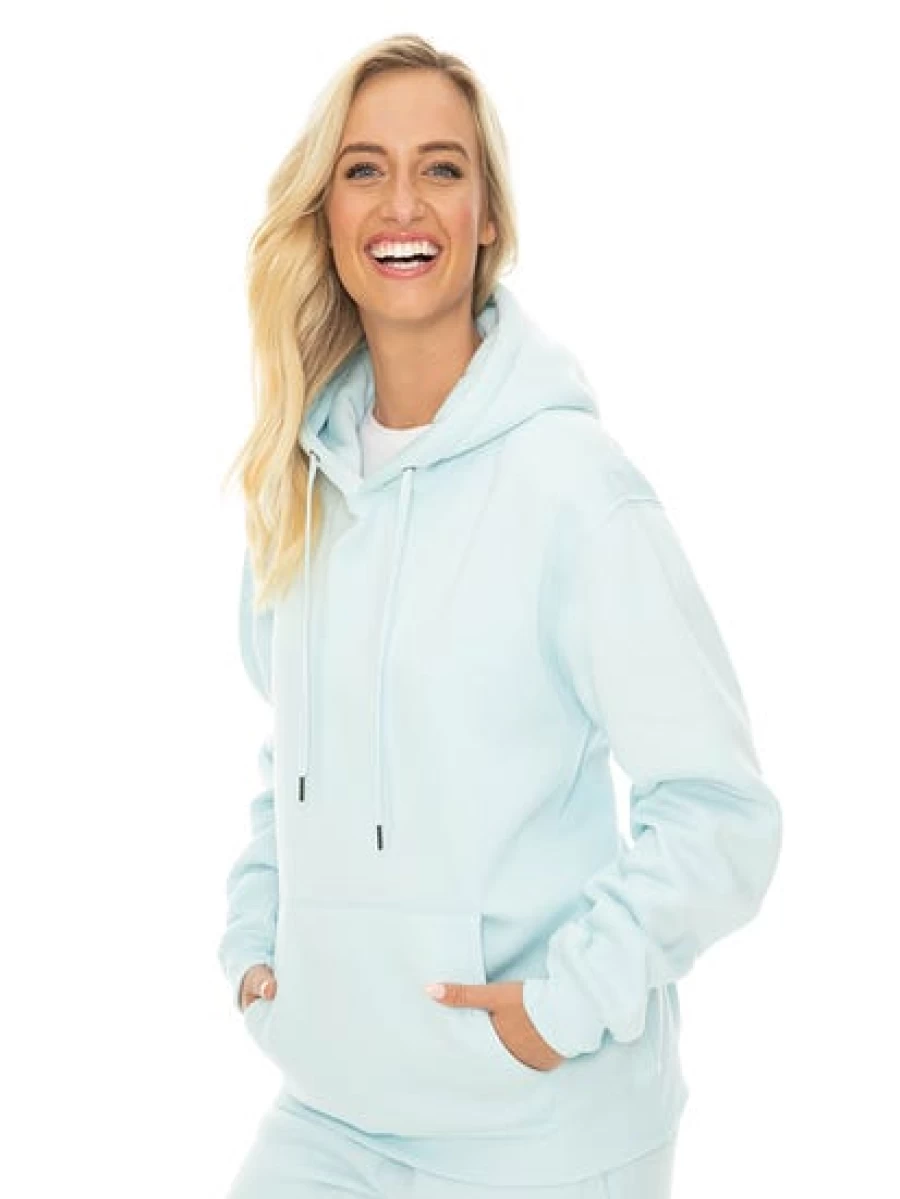 Lowes Unisex Aqua Fleece Popover Hoodie - Soft & Comfortable Pullover Sweatshirt