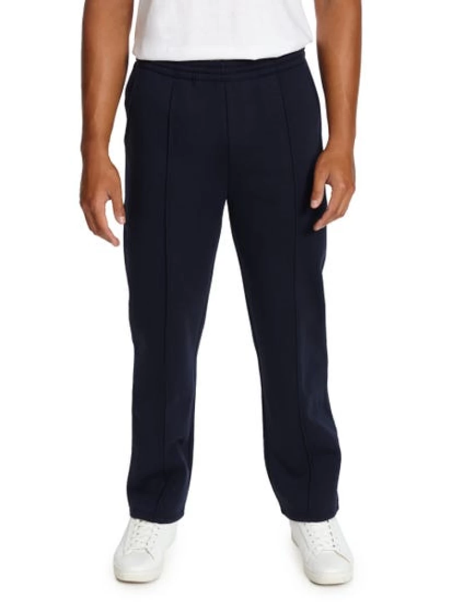 Elliotts Men's Navy Relaxed Fit Fleece Track Pants - Comfortable Casual Joggers