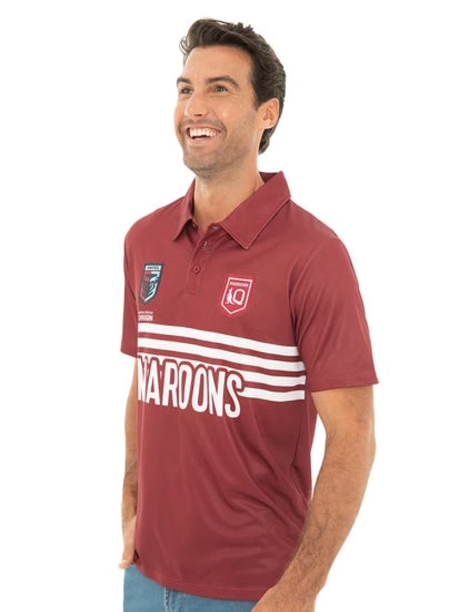 Licensed Men's Polo Shirt - QLD Classic Fit Casual Top for Men