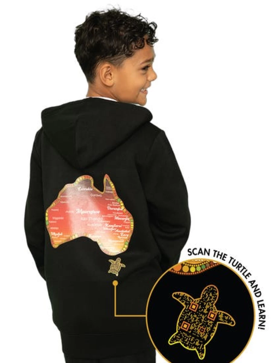 "Iconic Soul Learn Our Land Black Indigenous Youth Zip Hoodie for Men"