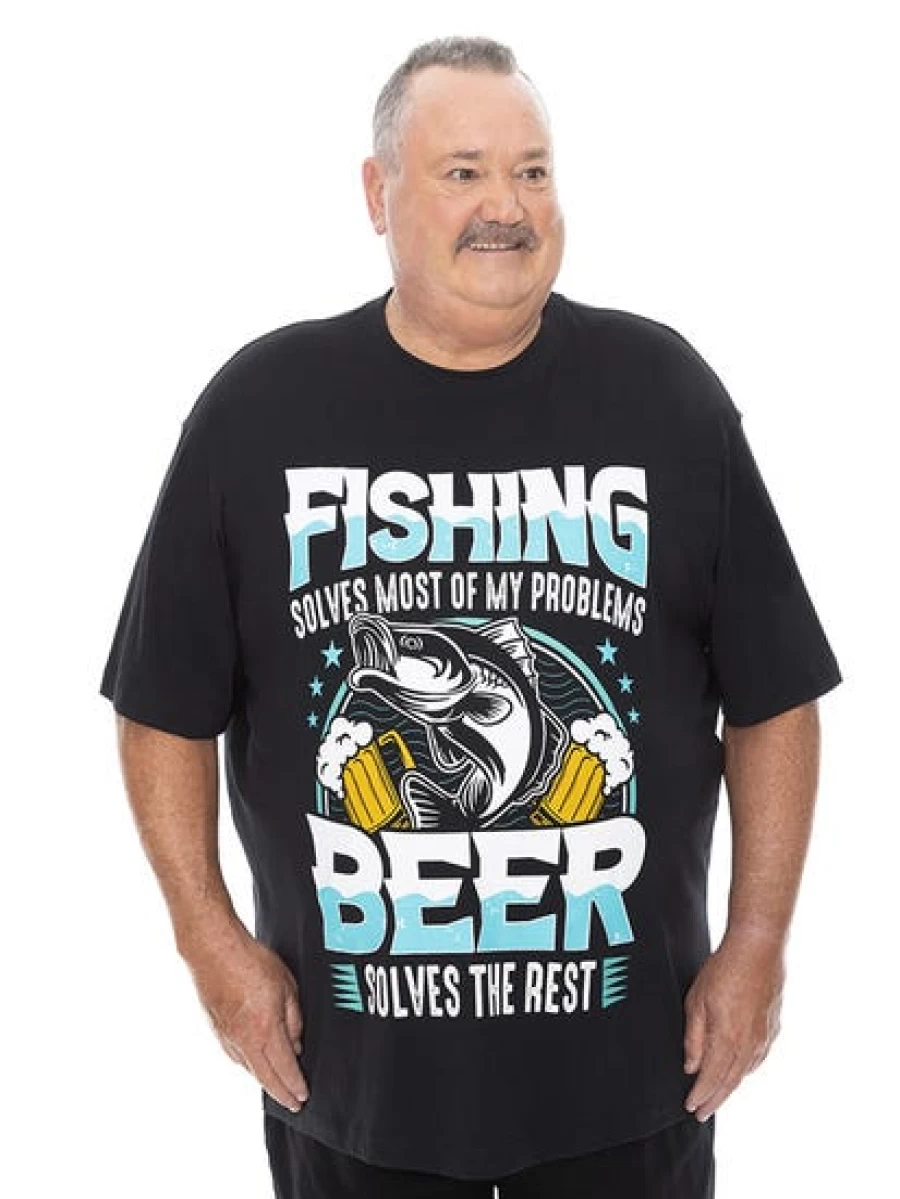 "DBK Men's Beer Lover Graphic T-Shirt - Big & Tall Casual Tee"