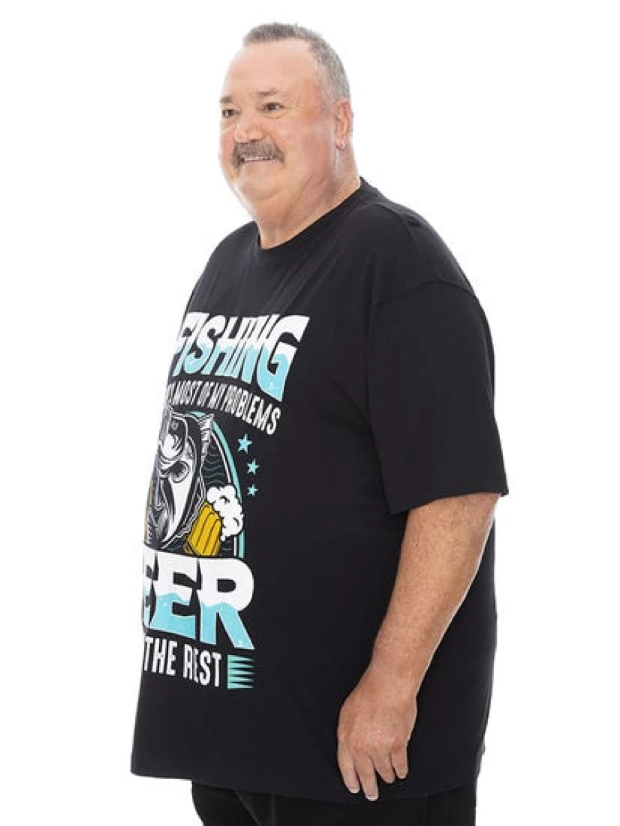 "DBK Men's Beer Lover Graphic T-Shirt - Big & Tall Casual Tee"
