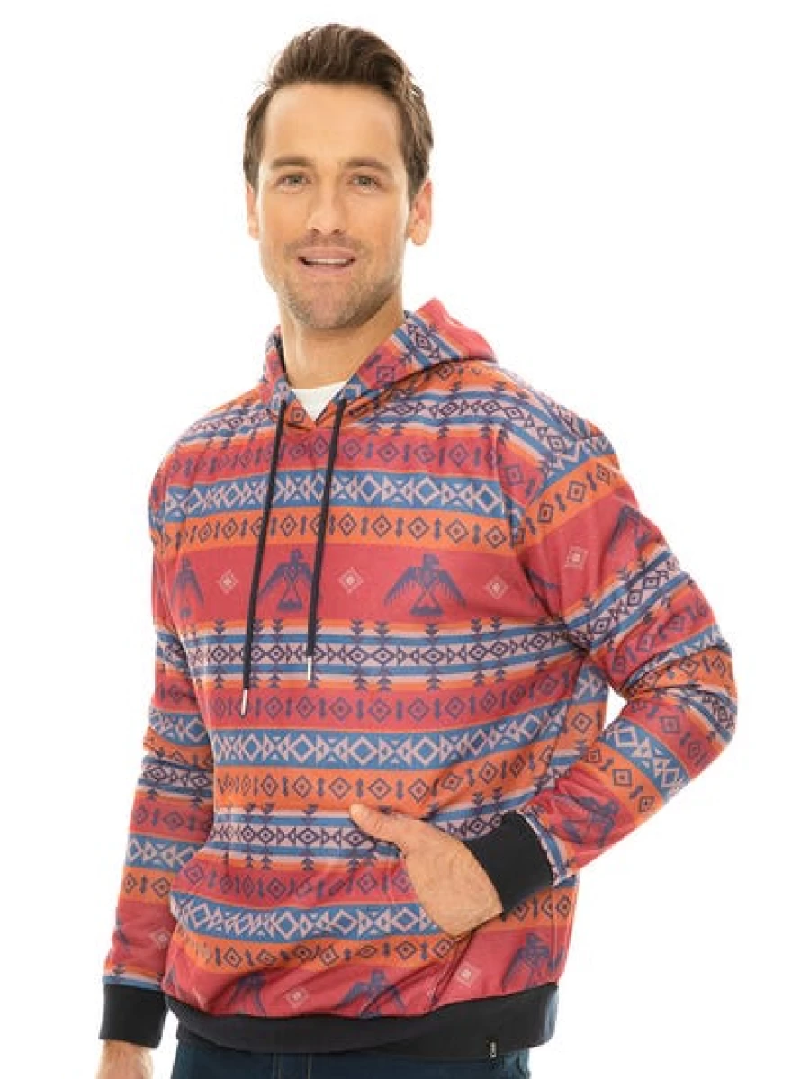 Prodigy Men's Multi-Print Sublimated Popover Hoodie - Lightweight & Stylish Athletic Wear