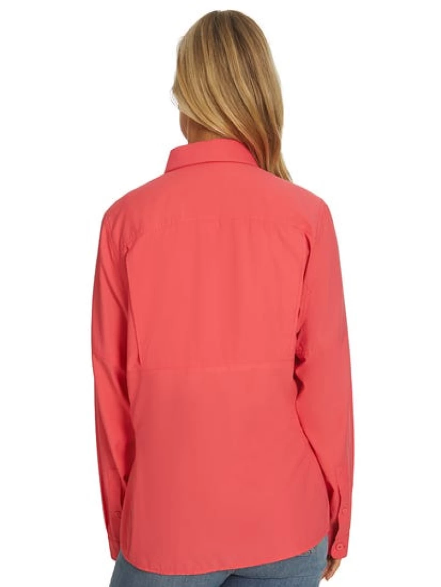 Outer Peak Men's Technical Performance Shirt - Breathable Pink Cube Design Activewear