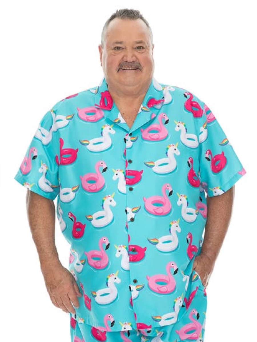 DBK Men's Hawaiian Shirt for Beach Parties & Summer Vacations