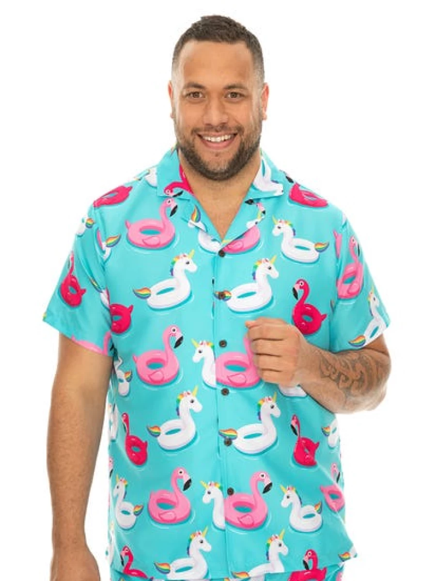DBK Men's Hawaiian Shirt for Beach Parties & Summer Vacations