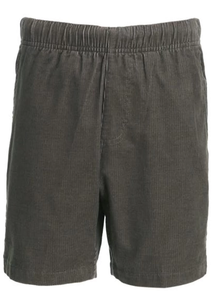 Men's Grey Corduroy Shorts by Iconic Soul - Classic Comfort & Style