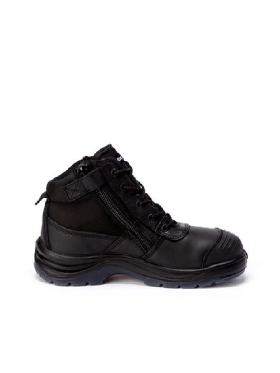Lowes Men's Tradie Work Boots - King Gee Style Black Safety Footwear