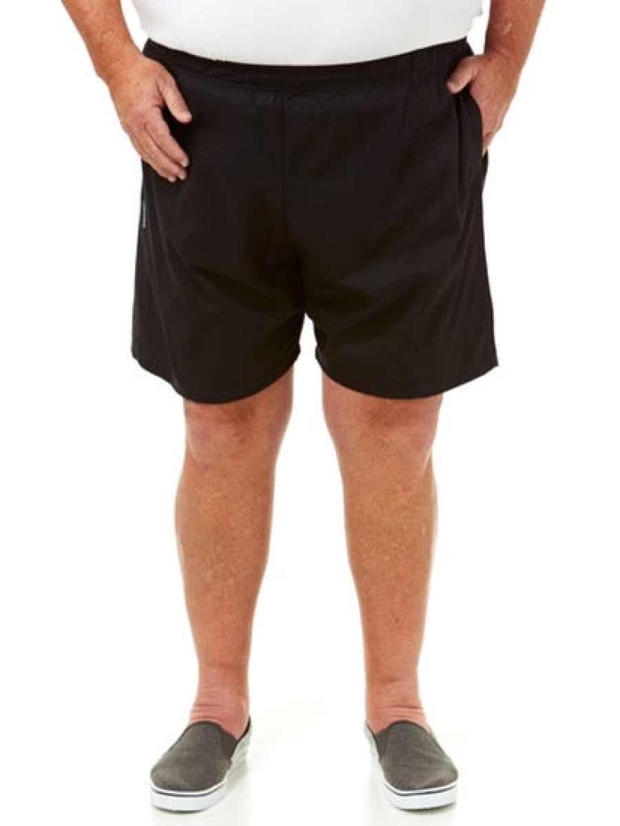 Lowes Men's Ruggers Long Leg Black Athletic Shorts