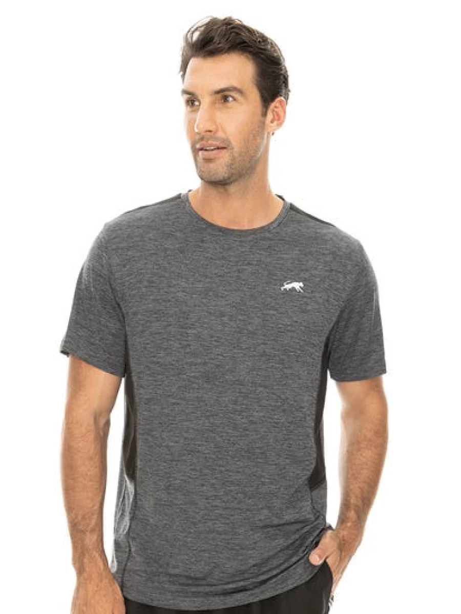 Men's Cougars Charcoal Active Training Performance T-Shirt for Workouts
