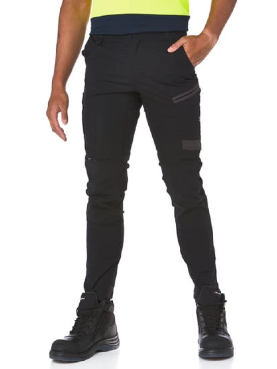 Hard Yakka Men's Black Raptor Slim Fit Work Pants
