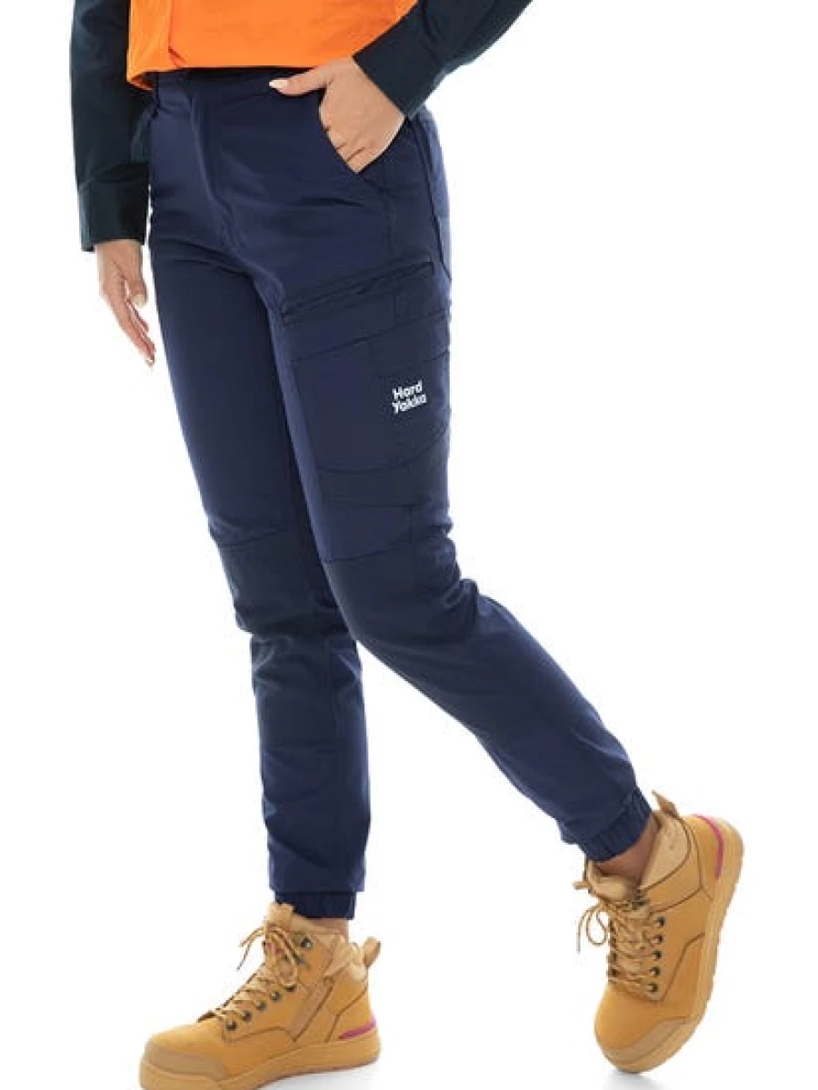 Men's Hard Yakka Navy Raptor Slim Fit Work Pants