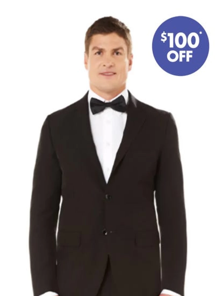 "Robert Huntley Men's Black Pinstripe Suit Jacket - Regular Fit Formal Blazer"
