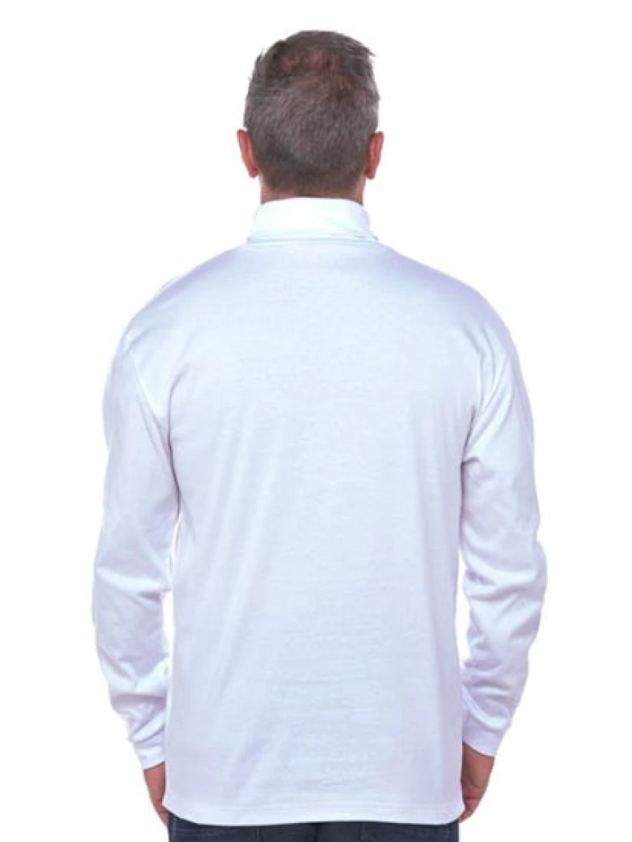 Lowes Men's White Basic Crew Neck T-Shirt - Comfortable Cotton Essential Top