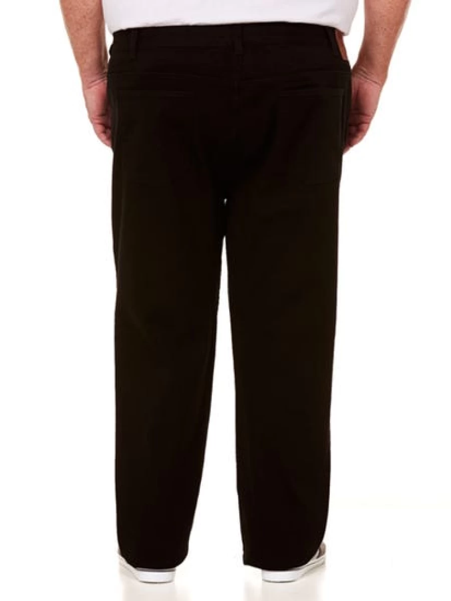 DBK Men's Black Stretch Jeans - Slim Fit Comfort Denim Pants for Men