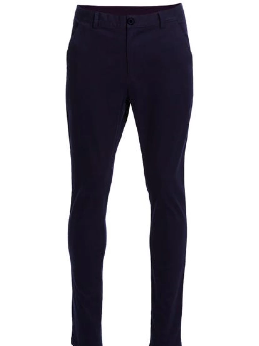 Iconic Soul Men's Navy Chino Pants - Classic Fit Casual Trousers for Men