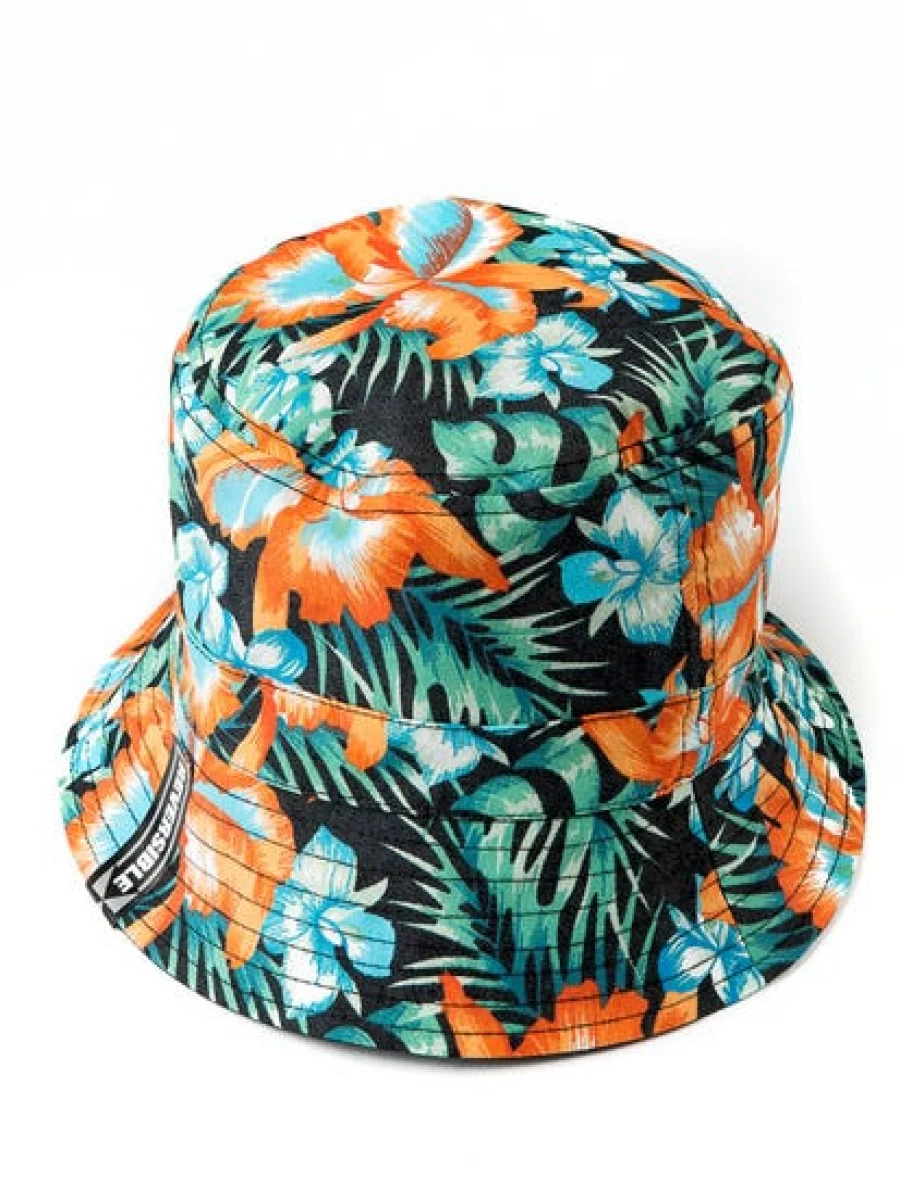 Cougars Men's Pink Flamingo Print Bucket Hat for Sun Protection