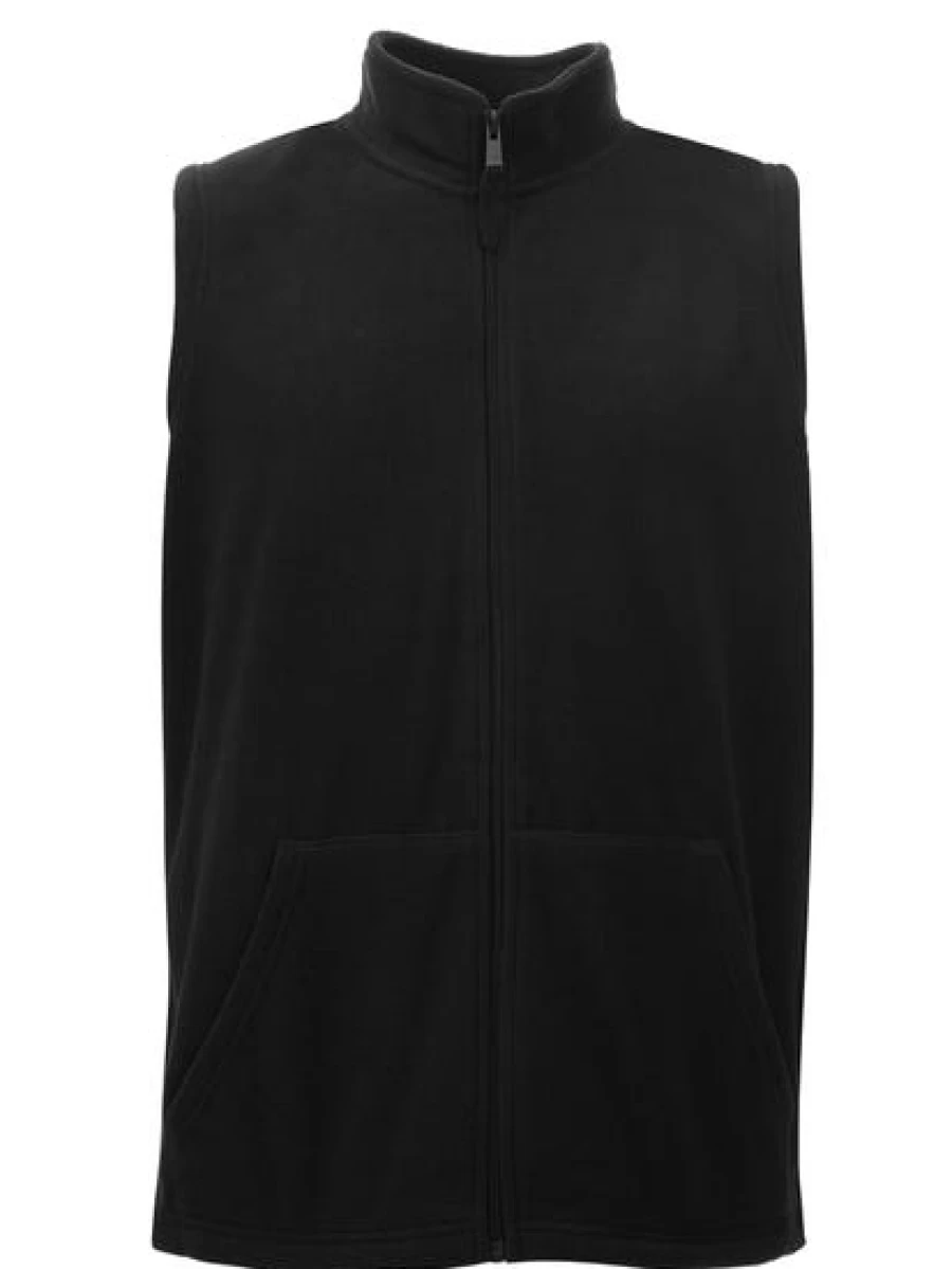 Iconic Soul Men's Black Polar Fleece Vest - Lightweight Warm Winter Jacket for Outdoor Activities
