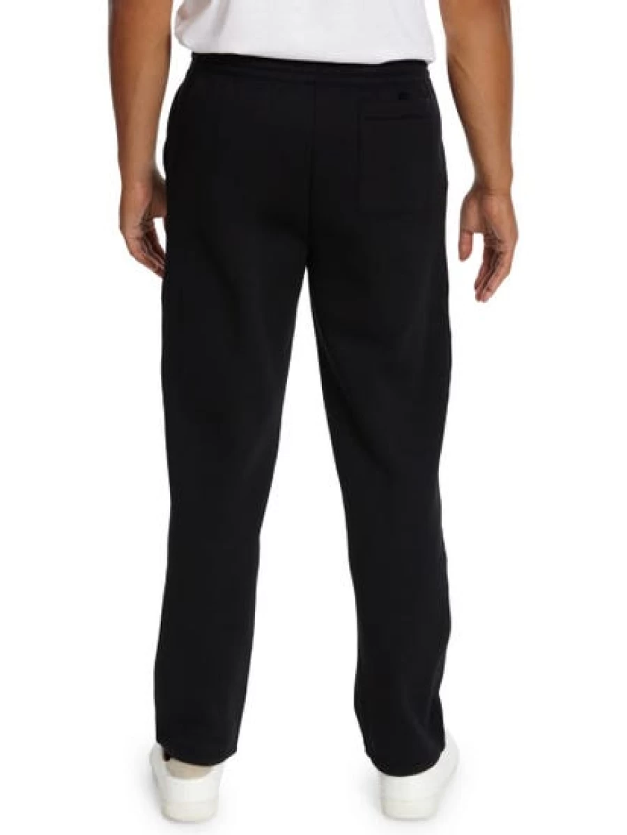 Elliotts Men's Black Relaxed Fit Fleece Track Pants - Comfortable Casual Joggers