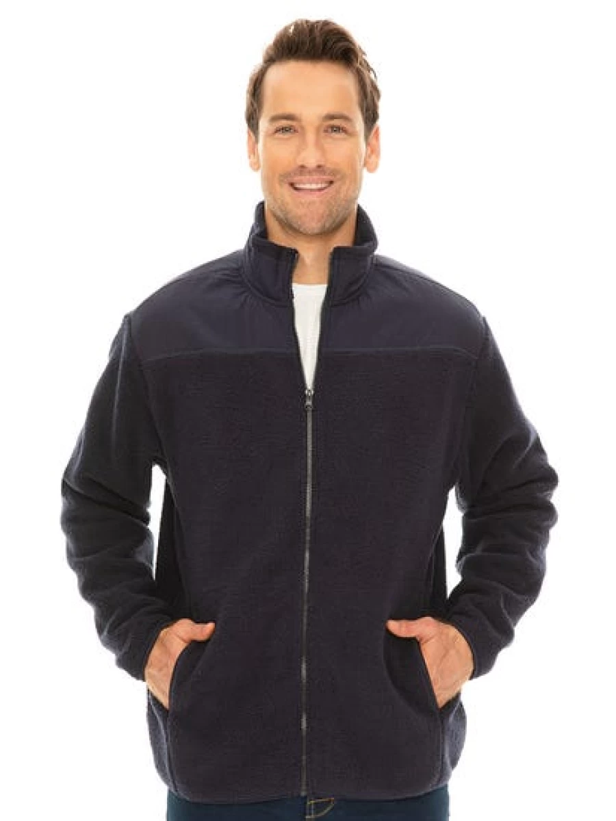 Lowes Men's Indigo Polar Fleece Jacket - Warm Winter Outerwear