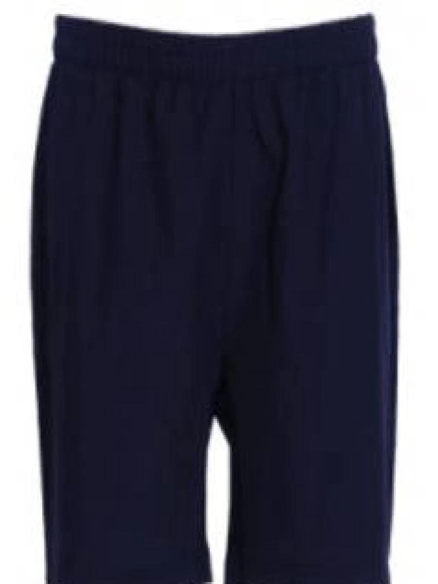 Iconic Soul Men's Navy Microfibre Shorts - Comfortable & Styletic Athletic Wear