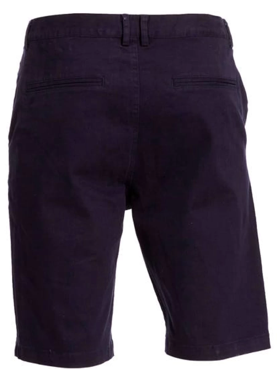Iconic Soul Men's Navy Chino Shorts - Classic Casual Summer Shorts for Men