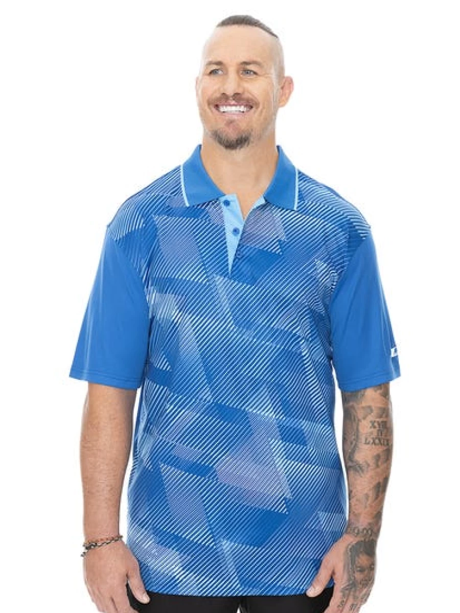 DBK Men's Cobalt Blue Sublimated Graphic T-Shirt - Big & Tall Comfort Fit Tee