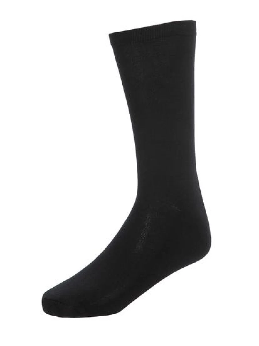 Lowes Men's Black Reinforced Work Socks 3-Pack - Durable Heavy Duty Trader Socks