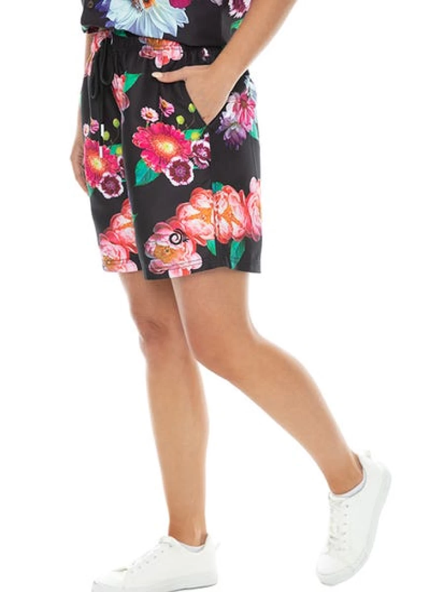 Riley Adams Men's Floral Print Shorts - Multi Color Casual Summer Shorts