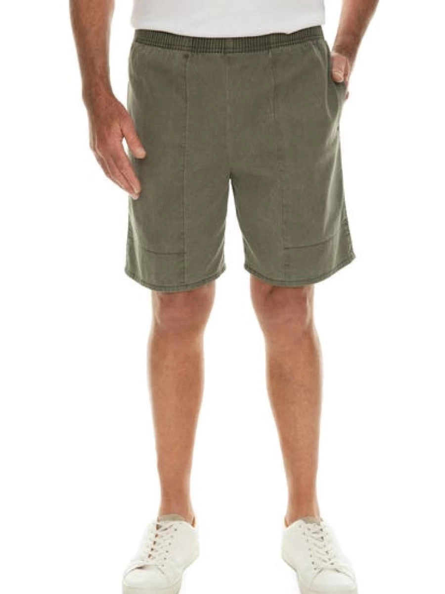 Ruggers Men's Cotton Khaki Shorts - Comfortable Casual Summer Shorts for Men