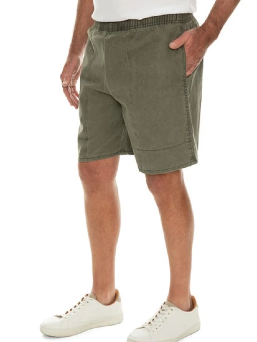 Ruggers Men's Cotton Khaki Shorts - Comfortable Casual Summer Shorts for Men