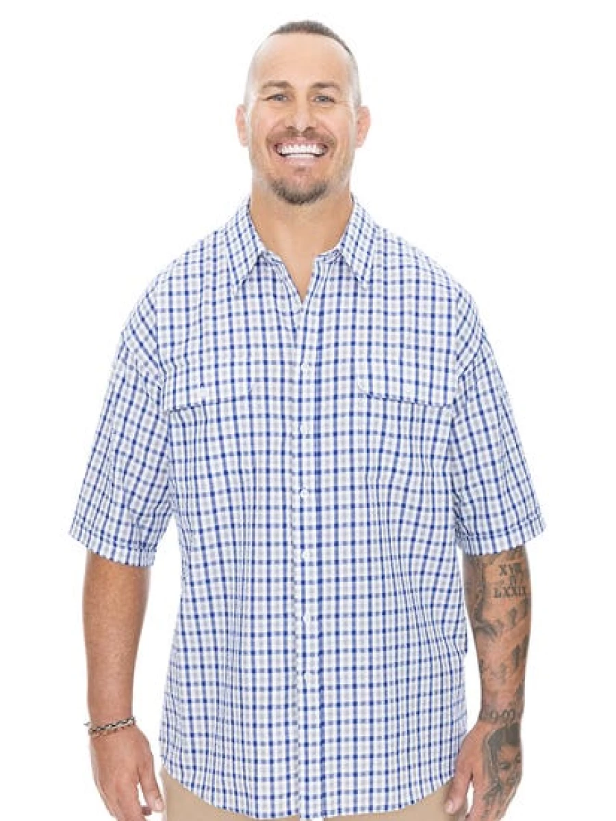 Bisley Men's Countryman Shirt - Big & Tall Casual Button-Up for Outdoor Wear